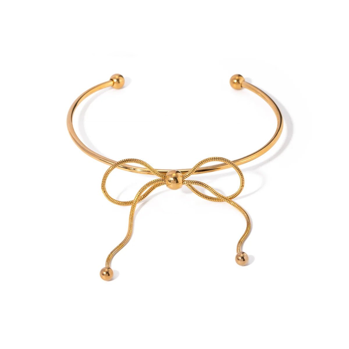 Feminine Bow Cuff Bracelets