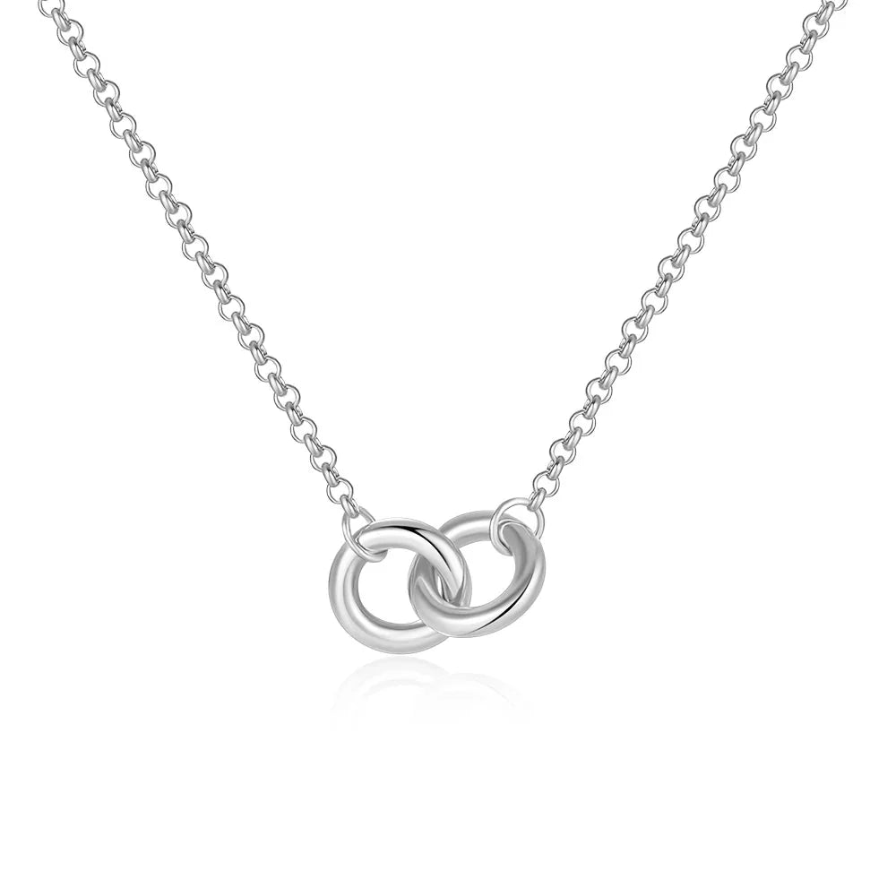 S925 Dainty Forever Linked Necklace
