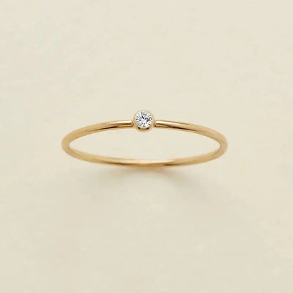 Dainty Birthstone Ring