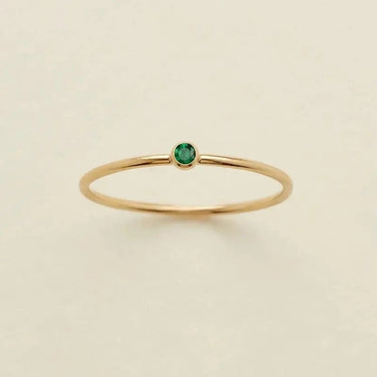 Dainty Birthstone Ring