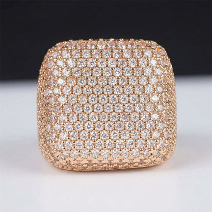 Glamorous Square Statement Ring