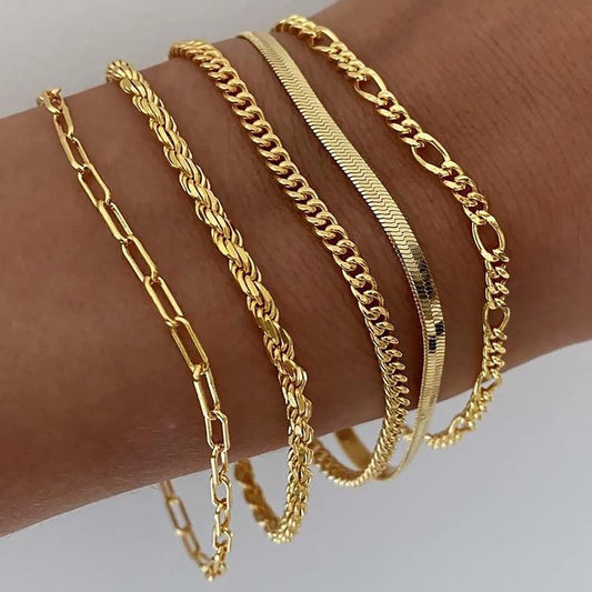 5pc Classic Bracelets Stack