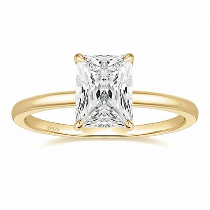 3ct S925 Radiant Cut Ring