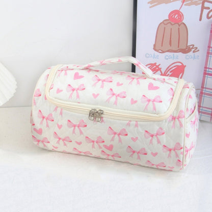 Quilted Cosmetic & Hair Dryer Organizer Bag