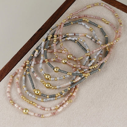 9pc Boho Beaded Bracelet Set