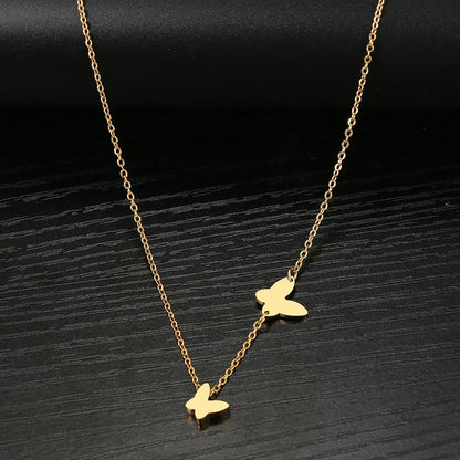 Dainty Fluttering Butterfly Necklace
