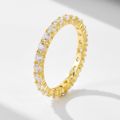S925 2pc 4.5CT Solitare Oval Ring