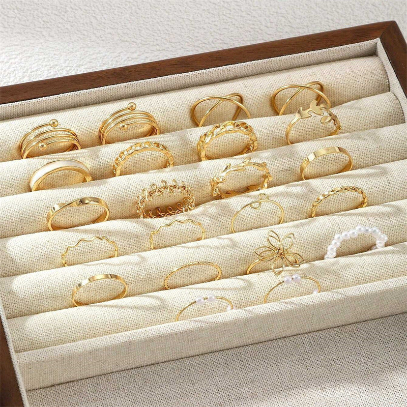 22pc Assorted Ring Stack