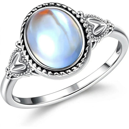 Vintage Inspired Diamond Accented Mood Ring