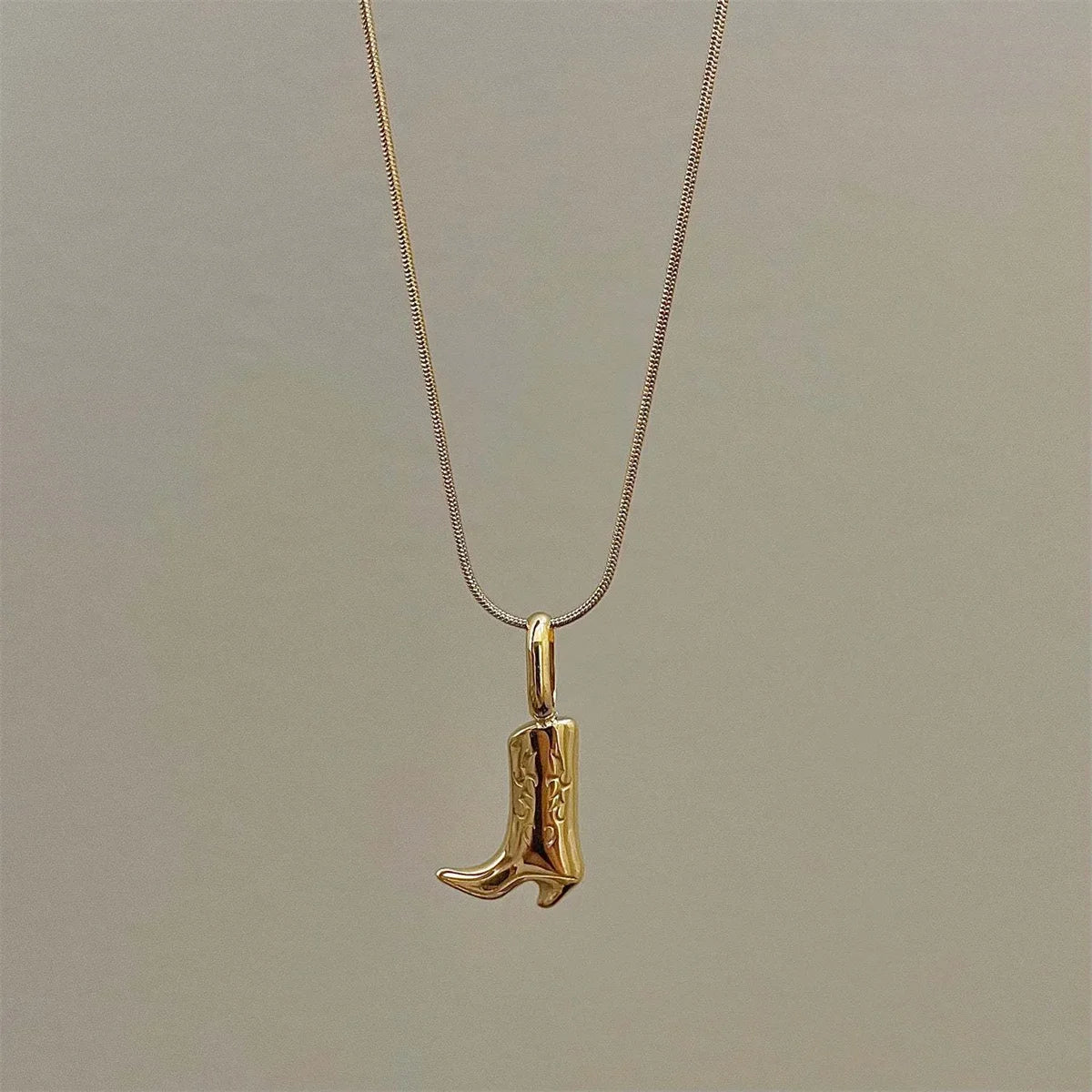 Dainty Country Boot Necklace