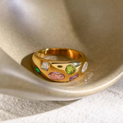 Chunky Gem Mine Ring