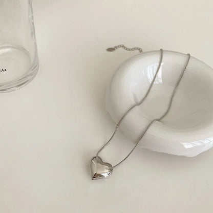 Love Heart Chain Necklace