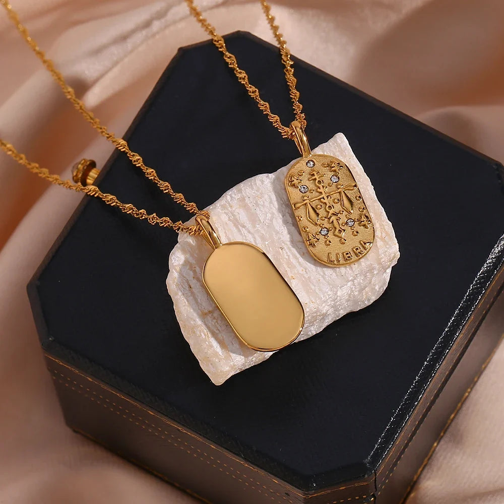 Dainty Zodiac Tarot Inspired Necklace