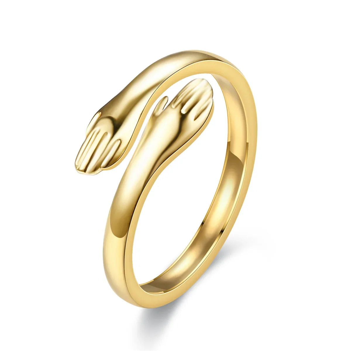 Love Warm Embrace Hug Ring
