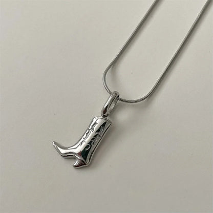 Dainty Country Boot Necklace