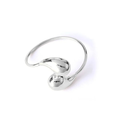 Bold Water Drop Bangle Bracelet