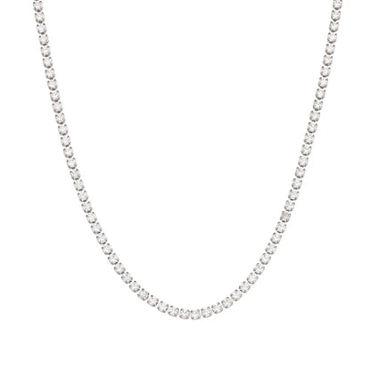 2mm Dainty Tennis Chain Bracelet and Necklace