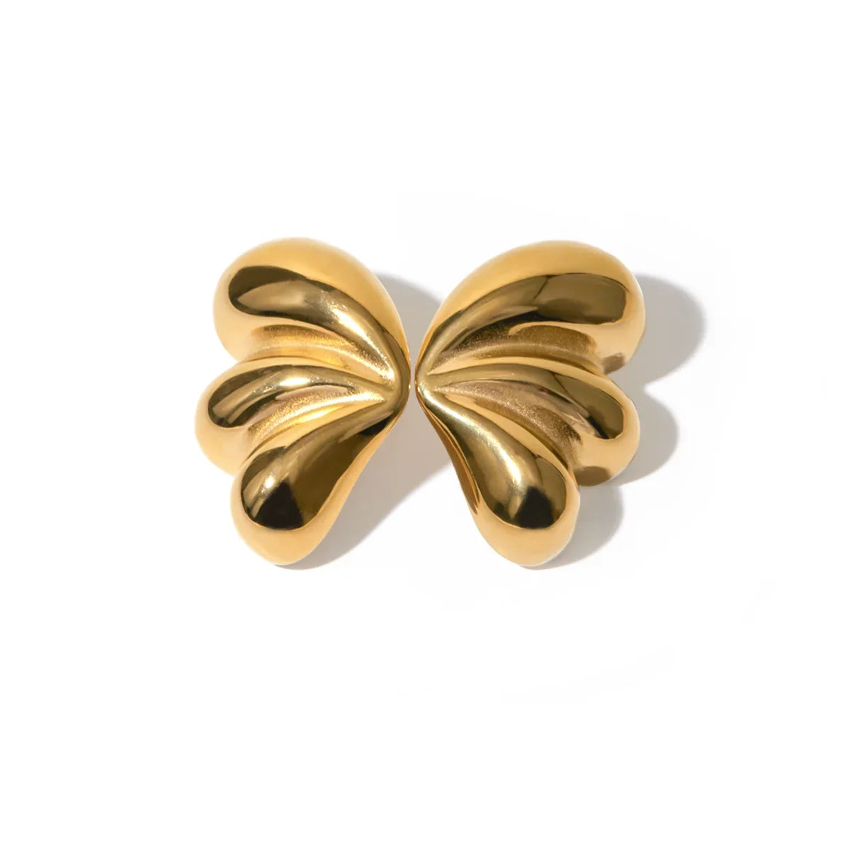 Elegant Three Petal Symmetrical Earrings