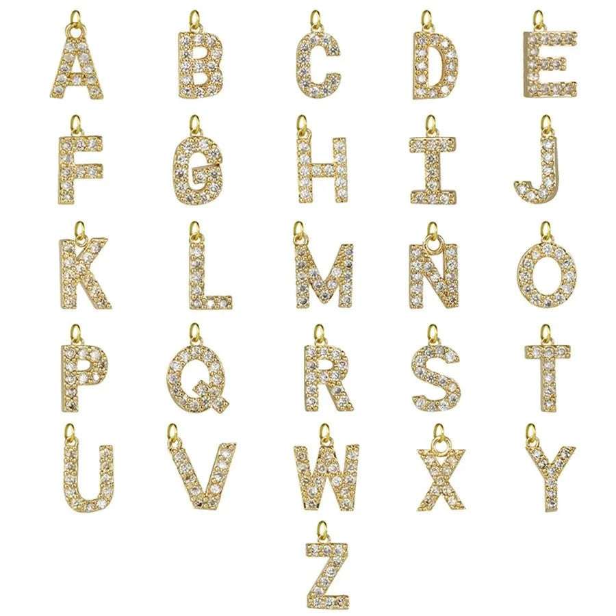 Classy Pearl Clasp Letter Initial Bracelets