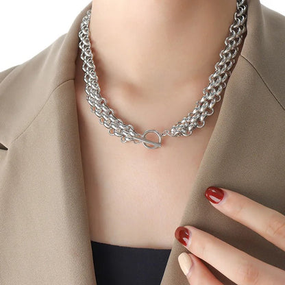 Classy Rice Bead Necklace and Bracelet