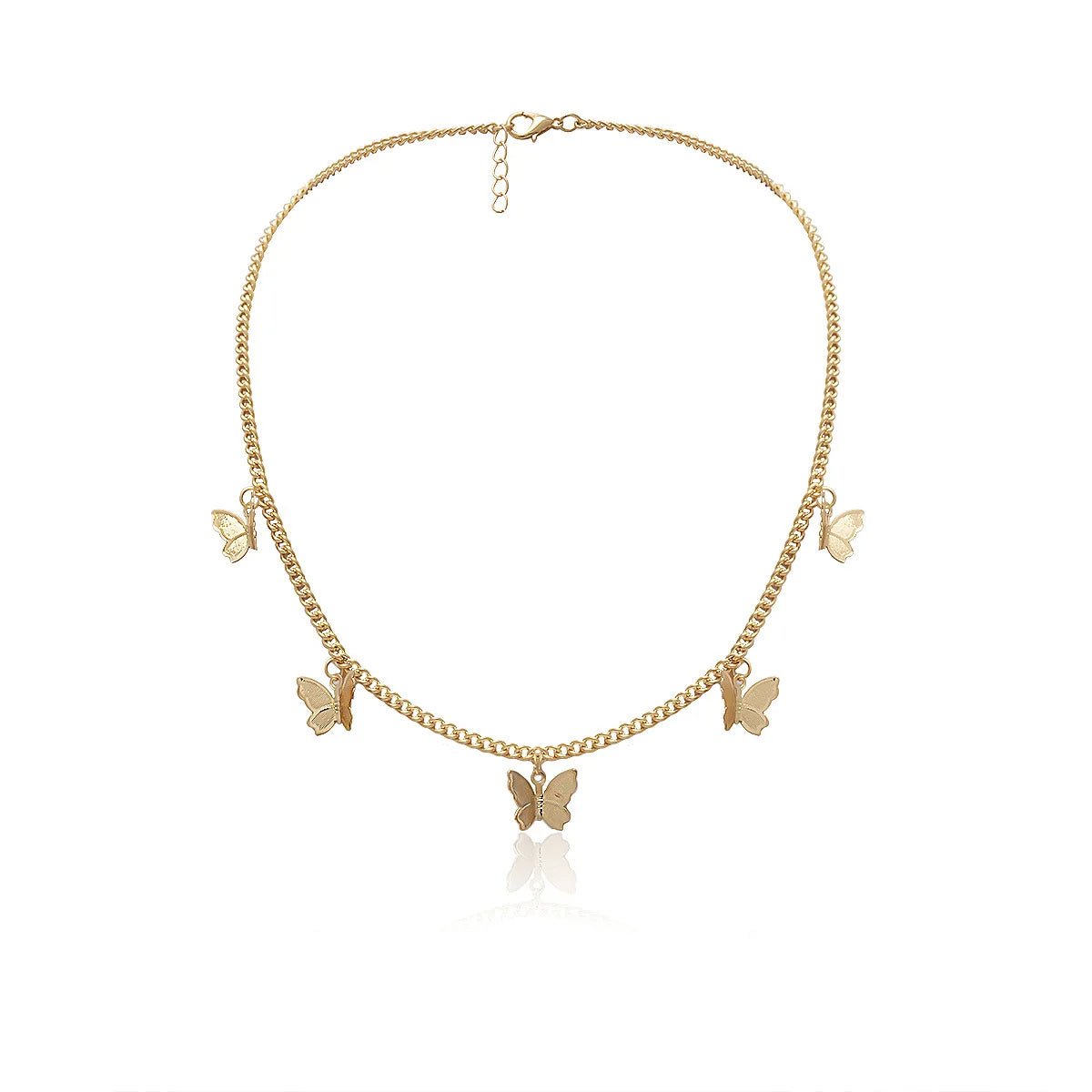 Dainty Butterfly Choker Necklace