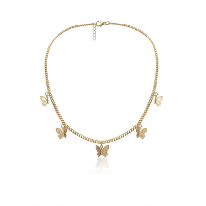 Dainty Butterfly Choker Necklace