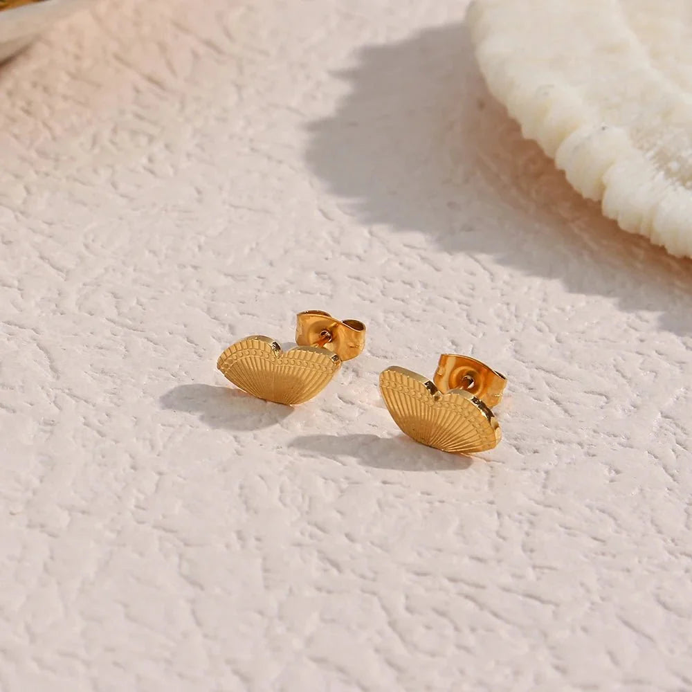 Dainty Butterfly Wings Stud Earrings