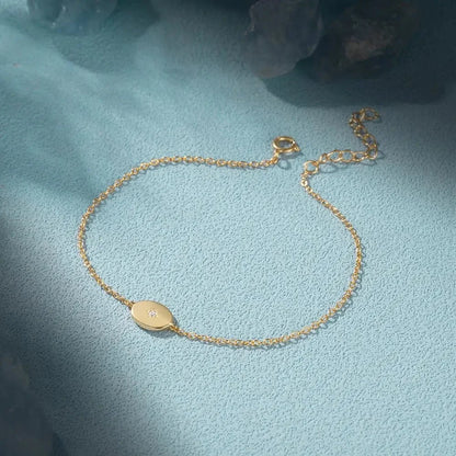 Dainty Chain North Star Bracelet