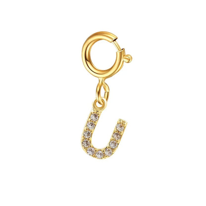 Dainty Cuban Figaro Chain Letter Initial Bracelet