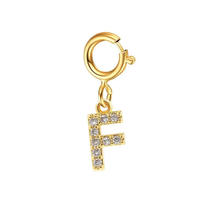 Dainty Cuban Figaro Chain Letter Initial Bracelet