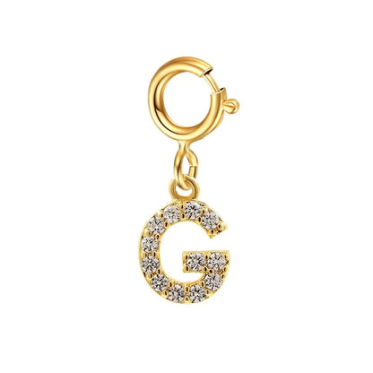 Dainty Cuban Figaro Chain Letter Initial Bracelet