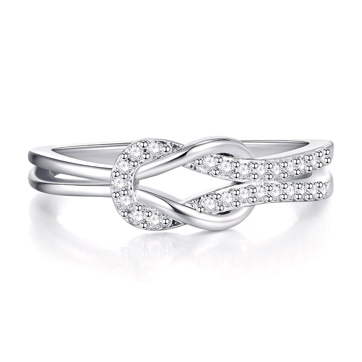 Forever Connected Knot Ring