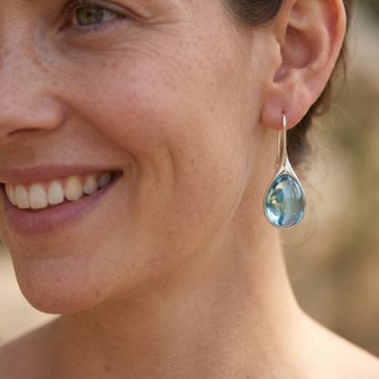 Dainty Waterdrop Dangle Earrings