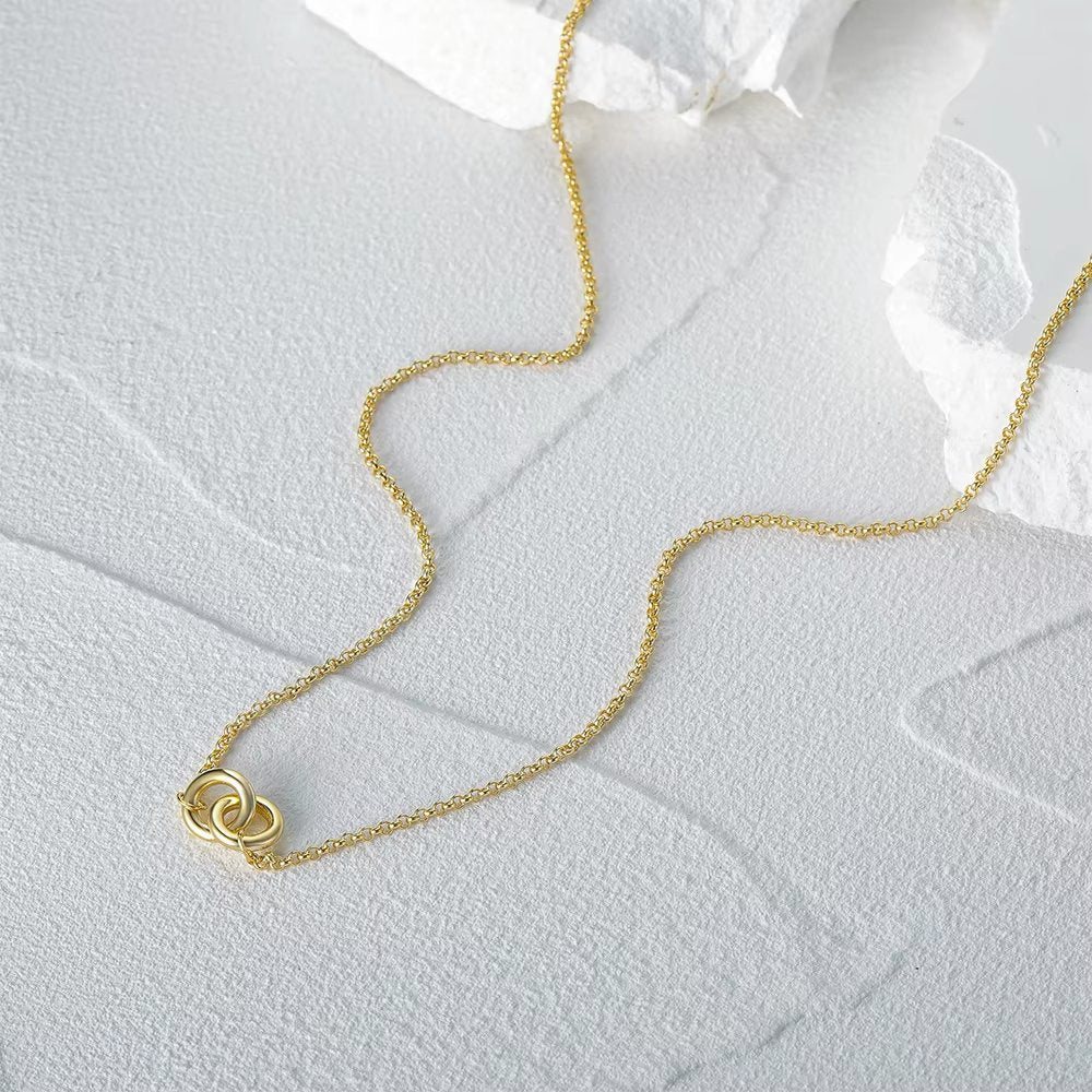S925 Dainty Forever Linked Necklace