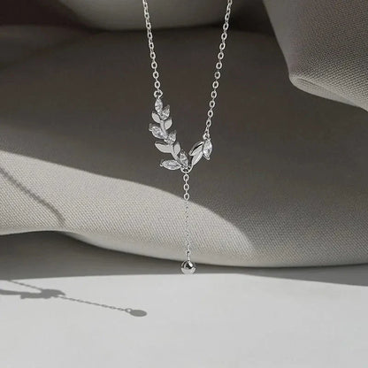 S925 Diamond Tree Botanical Necklace