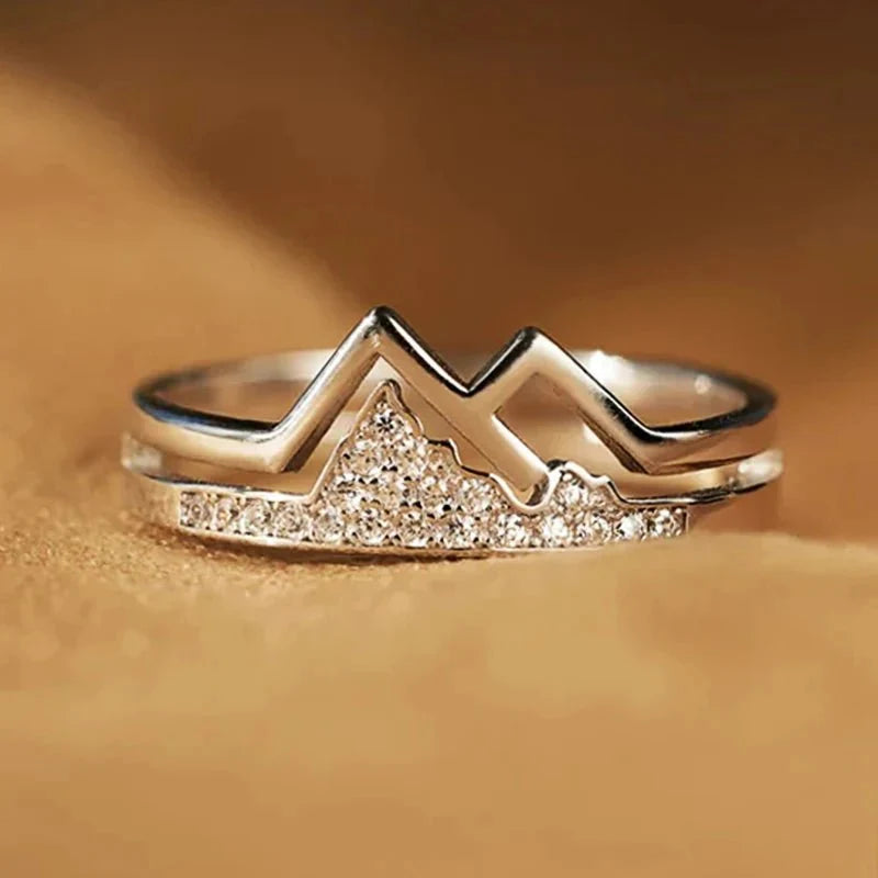Sentimental Peaks and Valleys Ring
