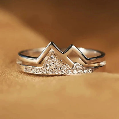 Sentimental Peaks and Valleys Ring