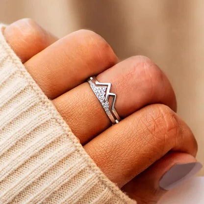 Sentimental Peaks and Valleys Ring