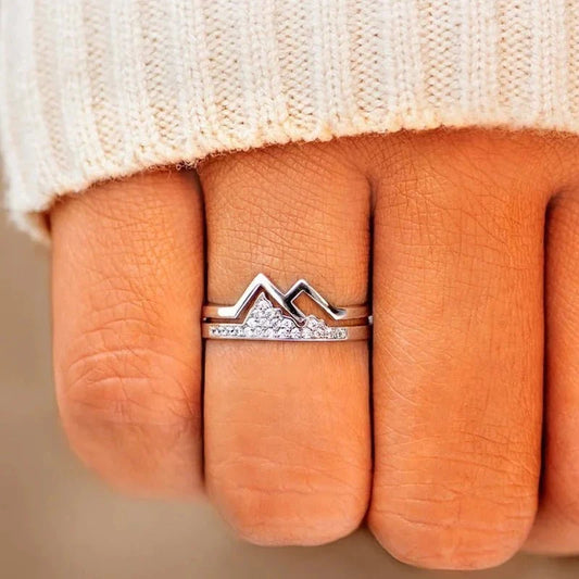 Sentimental Peaks and Valleys Ring