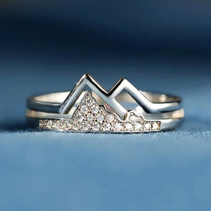 Sentimental Peaks and Valleys Ring