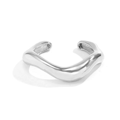 Statement Chunky Wave Bracelets